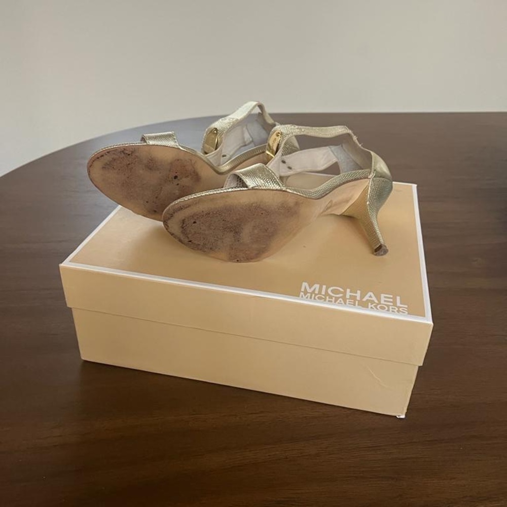 Gold Michael Kors sandal